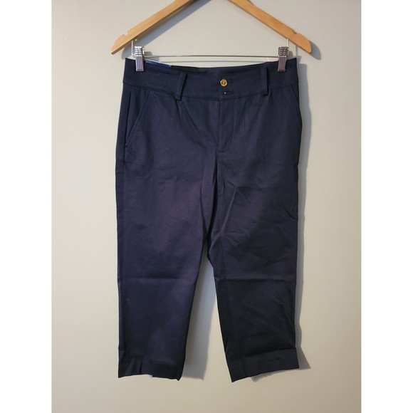 NWT Chaps Women's Slimming Fit Capri Pants Size 4 - Picture 1 of 5